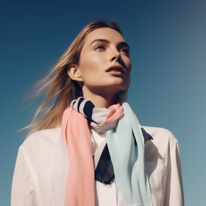 Kev cai Polyester Scarf